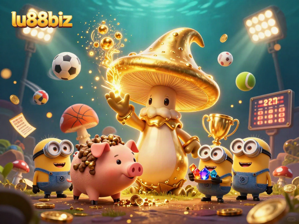 Engage in thrilling gameplay with lu88biz showcasing magical treasures and dynamic sports elements.