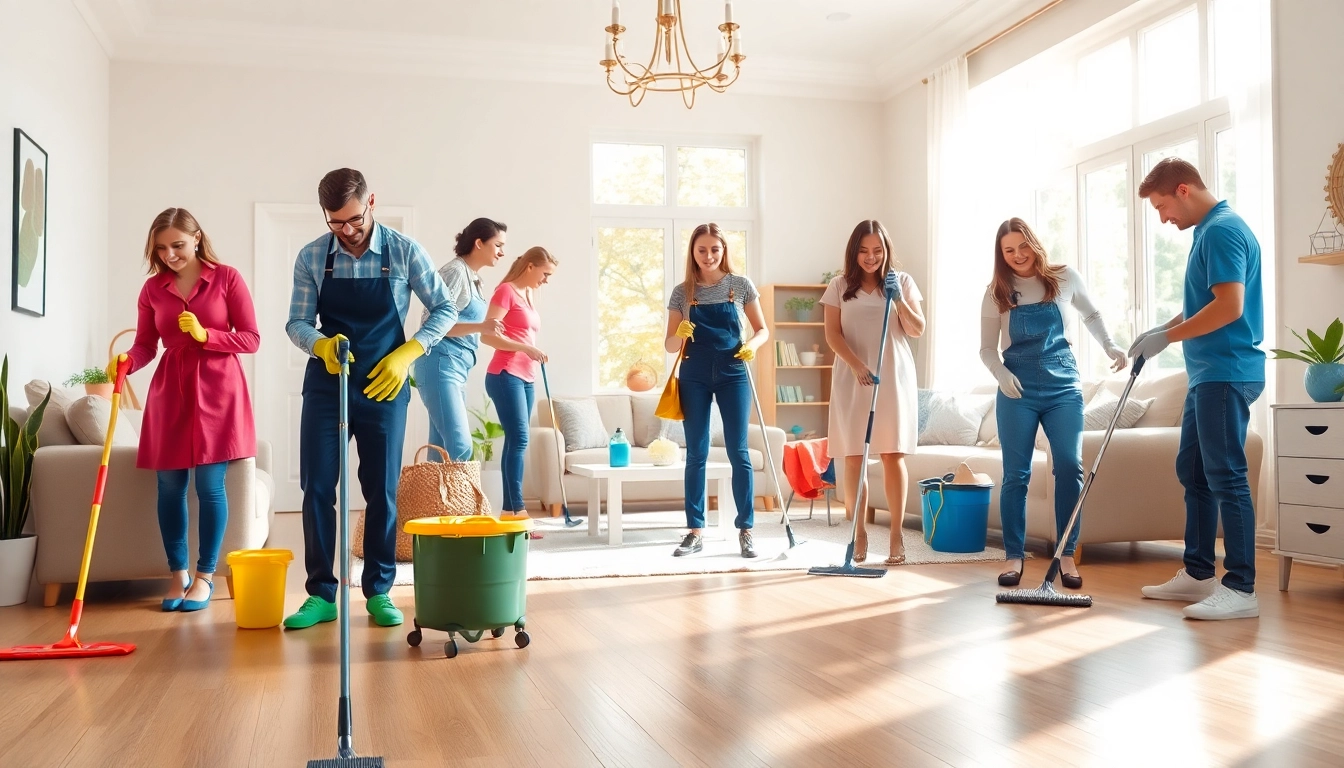 Enhance your space with deep cleaning services USA from a professional cleaning team in action.