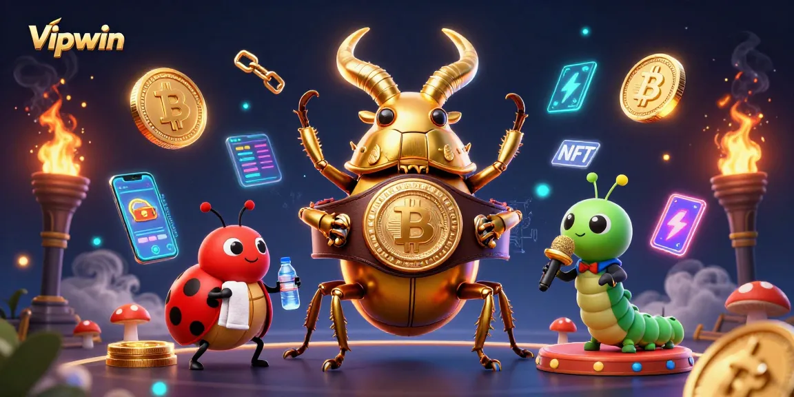 Engage with the vibrant world of Vipwin featuring bold casino elements amid a thrilling 3D cartoon scene.