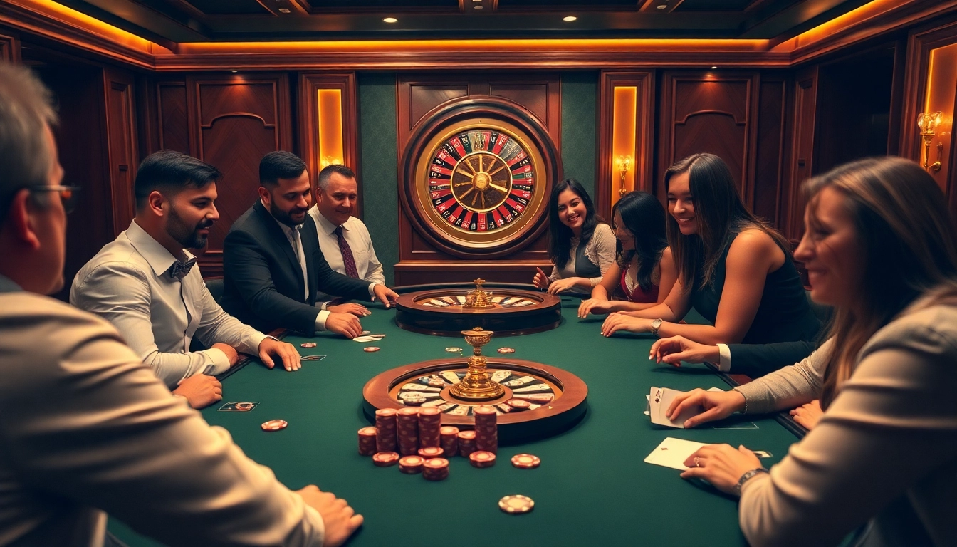 Experience thrilling 7m poker action at a luxurious casino table.