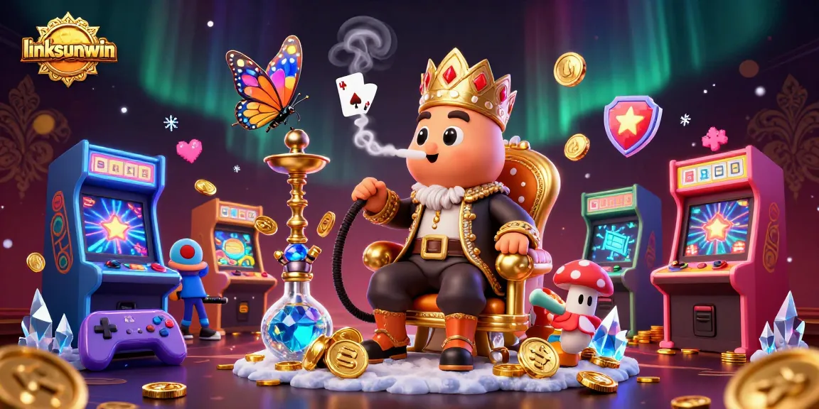 Experience linksunwin's thrilling casino vibe as a caterpillar master orchestrates poker hand smoke rings.