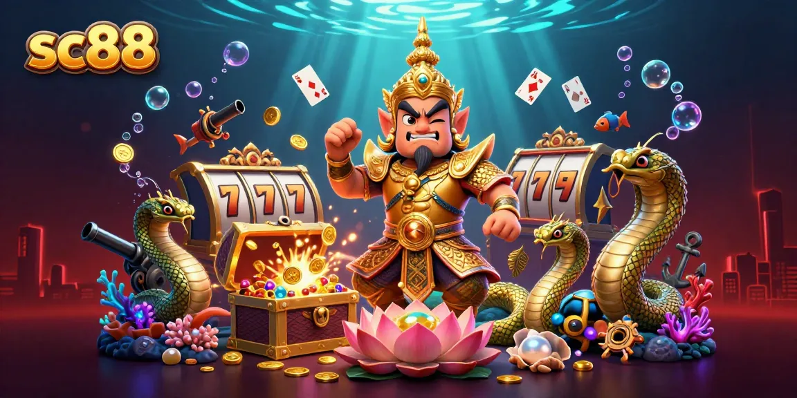 Engage in thrilling gameplay with sc88, where the enchanting guardian and golden Naga enhance your gaming adventure.