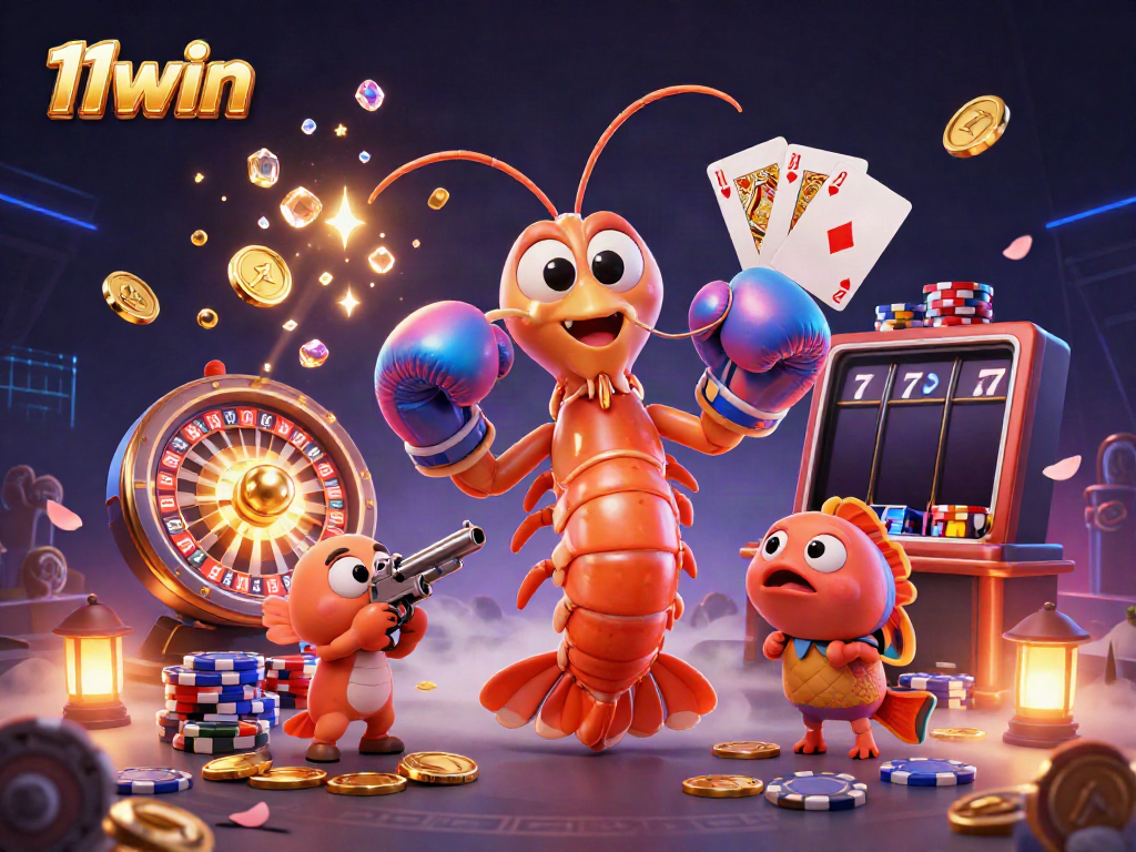 Engage in thrilling gameplay with 11win showcasing vibrant casino action and characters.