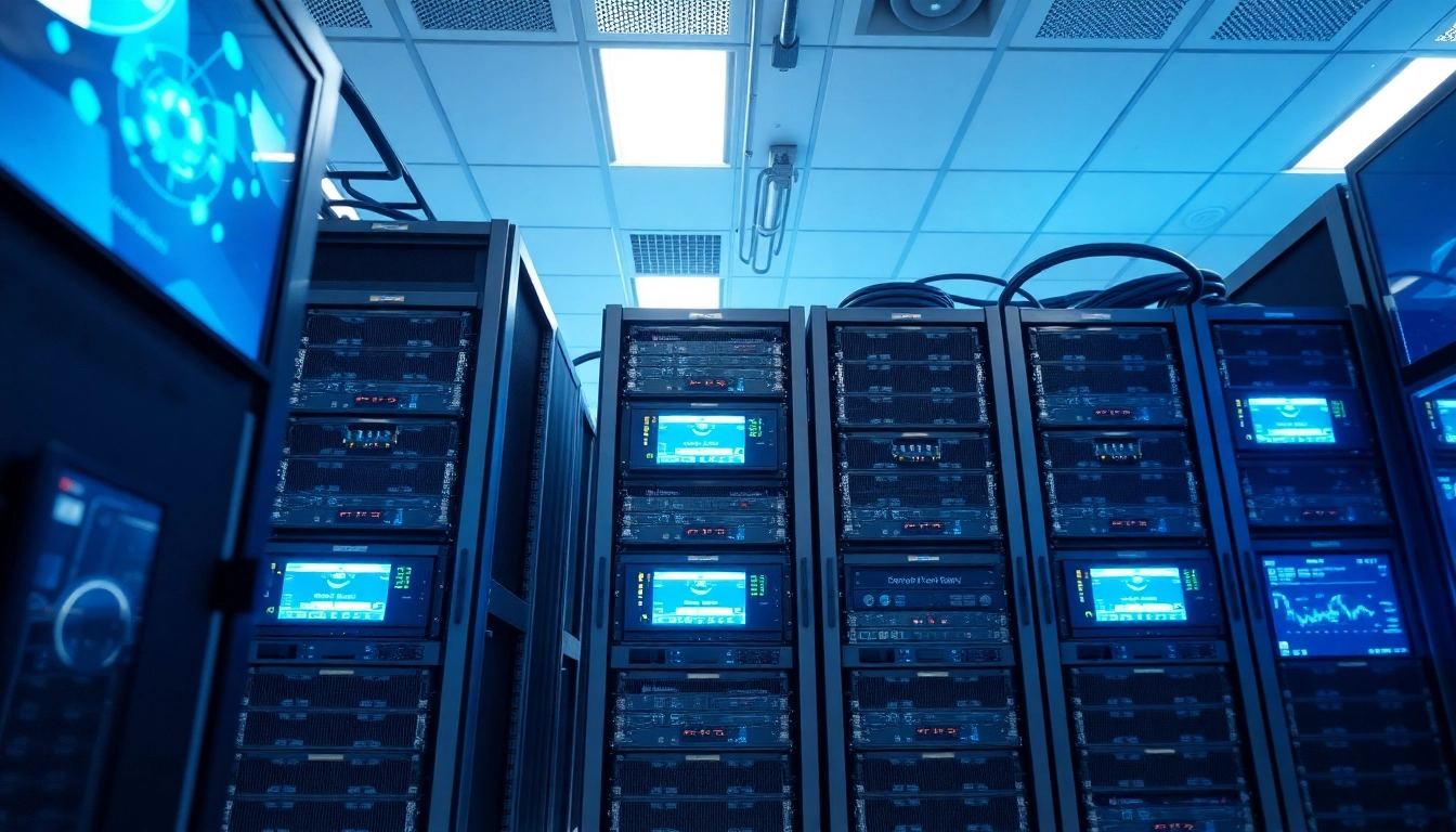 Experience reliable adult web hosting technology in a professional server room environment.