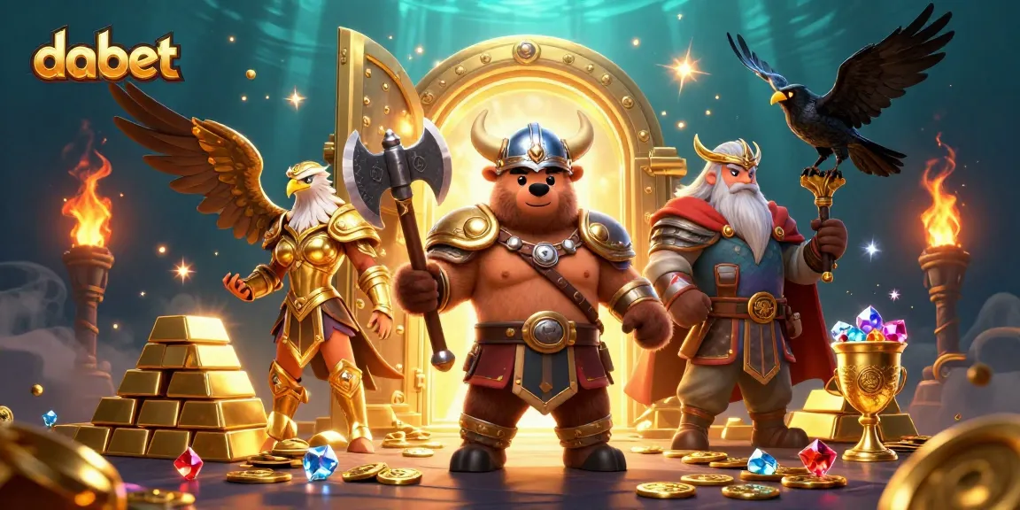 dabet brings epic wins with a Viking berserker bear, Valkyrie eagle, and treasure galore.