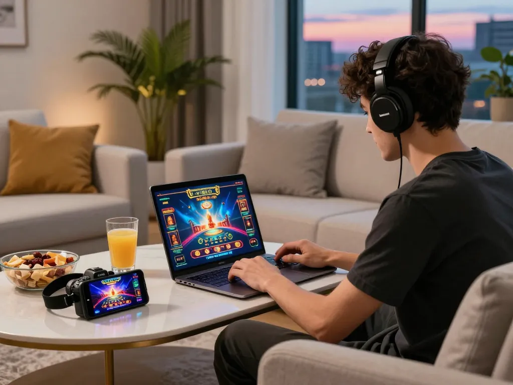 Exciting online gaming experience at 887bet with vibrant graphics and a stylish atmosphere.