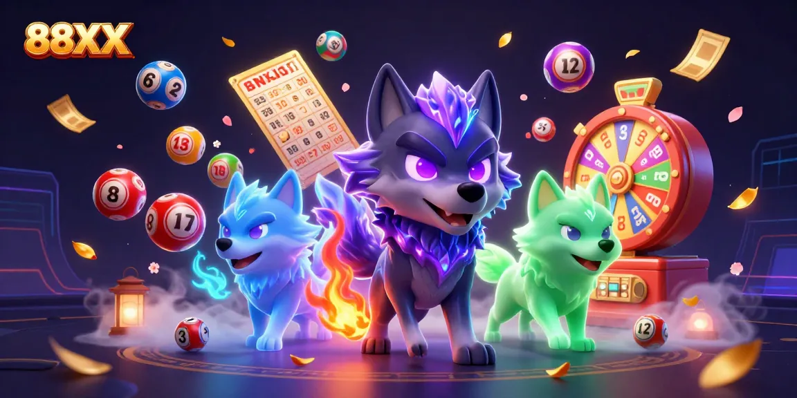 Experience exciting gameplay with 88XX at this dynamic casino-themed illustration.