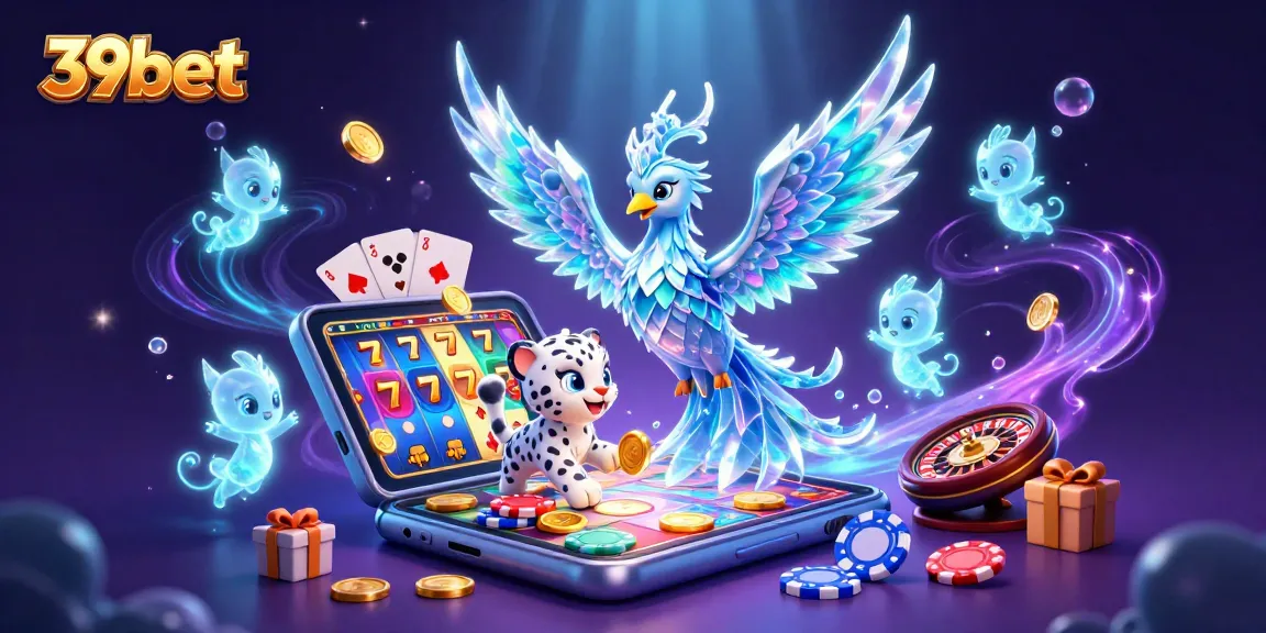 Engage in immersive gaming with 39bet’s vivid, interactive casino experience featuring unique characters and vibrant game elements.