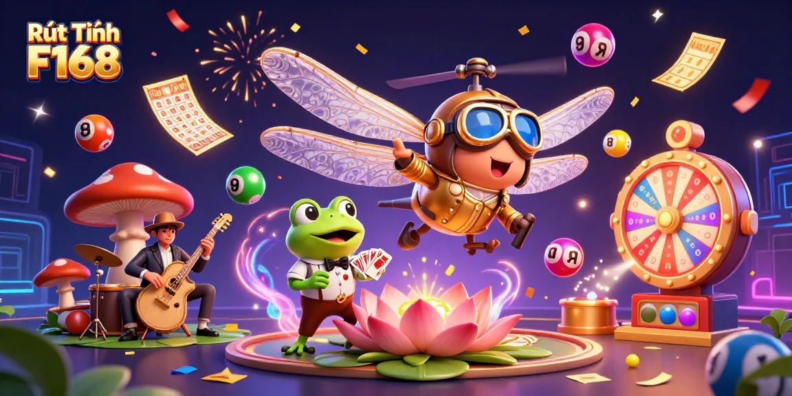 Engage with Rút Tiền F168 through thrilling gameplay with a vibrant casino scene