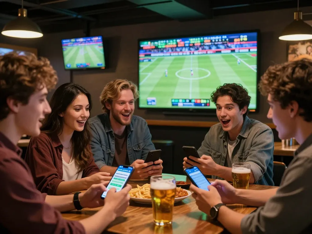 Experience the thrill of F88BET sports betting with friends during live game events.