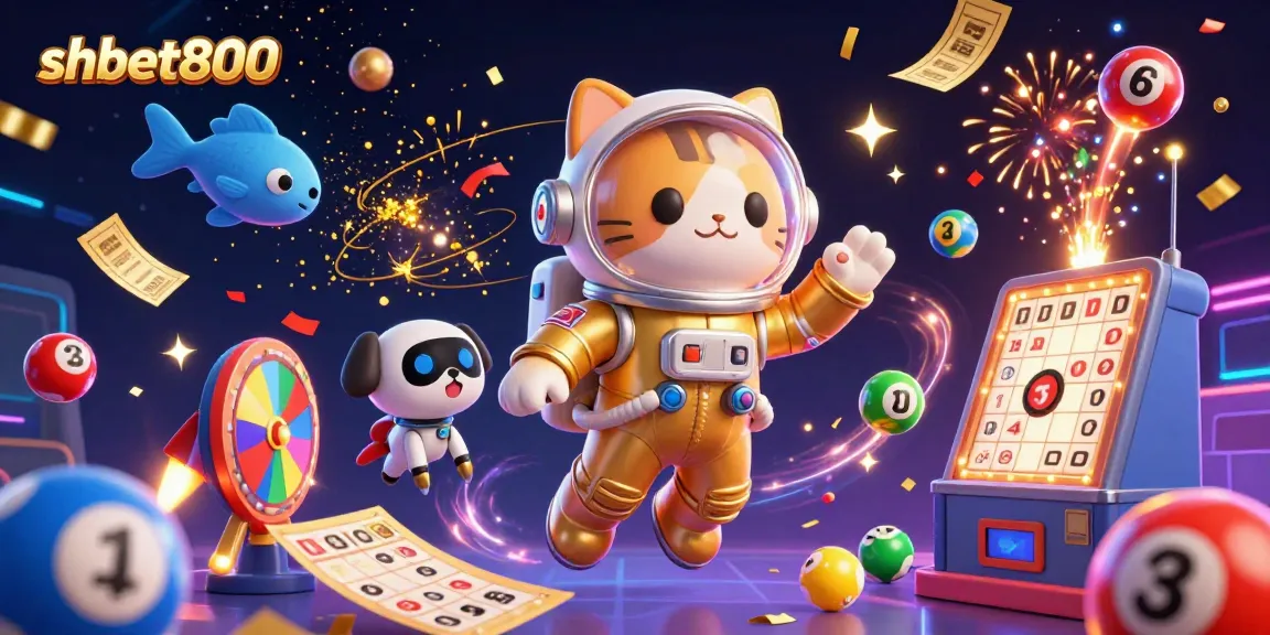 Experience the vibrant world of shbet800 casino with dynamic games and stunning visuals in this 3D illustration.
