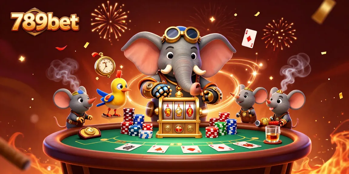 Experience high-stakes action with 789bet's vibrant gaming scene featuring exciting slot machines and poker tables.