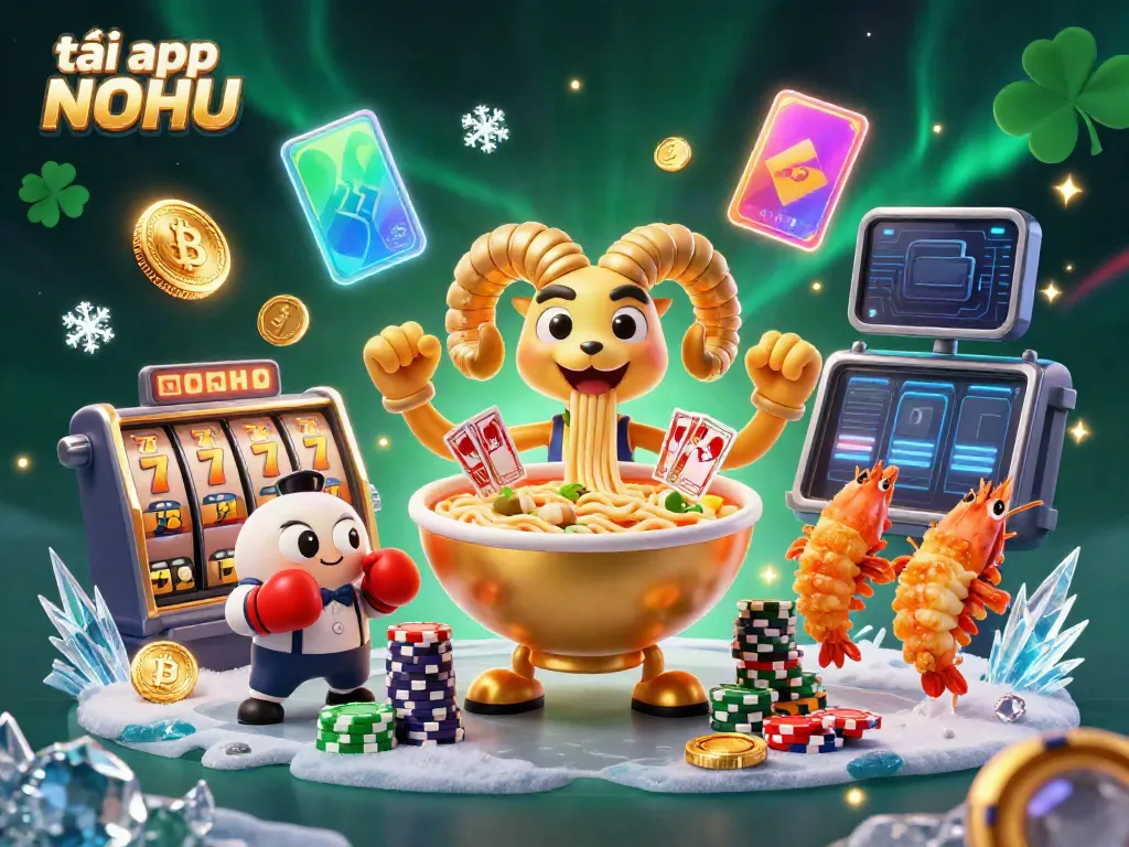 Join the excitement and tải app NOHU to experience thrilling jackpot opportunities with vibrant characters and casino elements.