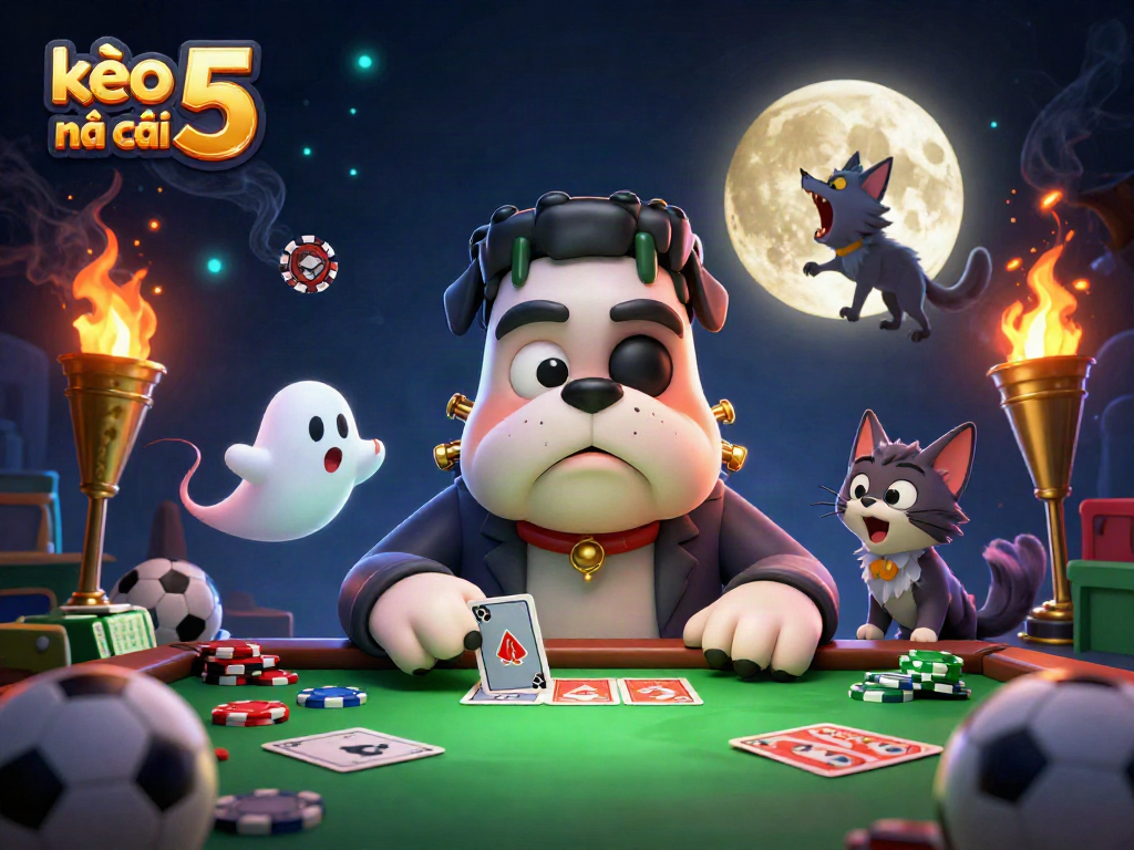Engage with thrilling action in the kèo nhà cái 5 sports betting scene featuring interactive characters and dynamic elements.