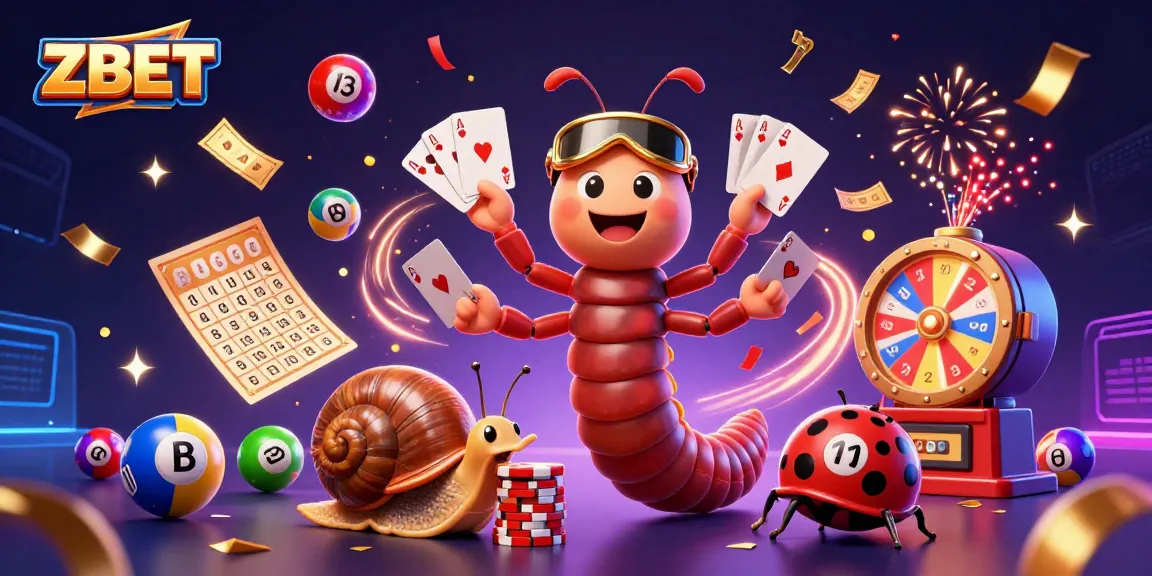 ZBET showcases a lively casino scene with animated characters and exciting games that engage players.