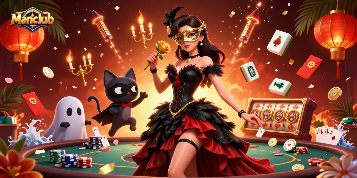 Engage with Manclub by enjoying a thrilling poker game filled with excitement and strategy.