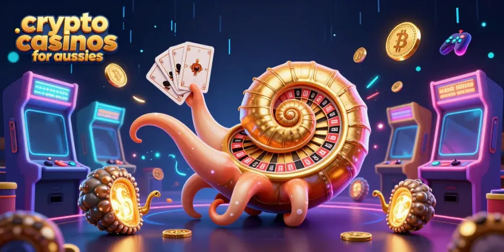 Engage with top crypto casinos for aussies featuring vibrant 3D illustrations and interactive elements.