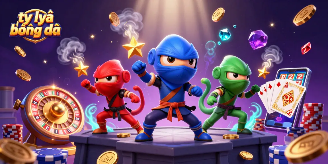 Experience thrilling tỷ lệ bóng đá action with dynamic chameleon ninjas and vibrant casino elements