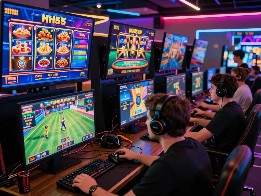 Experience thrilling gaming adventures on the HH55 platform with engaging visuals.